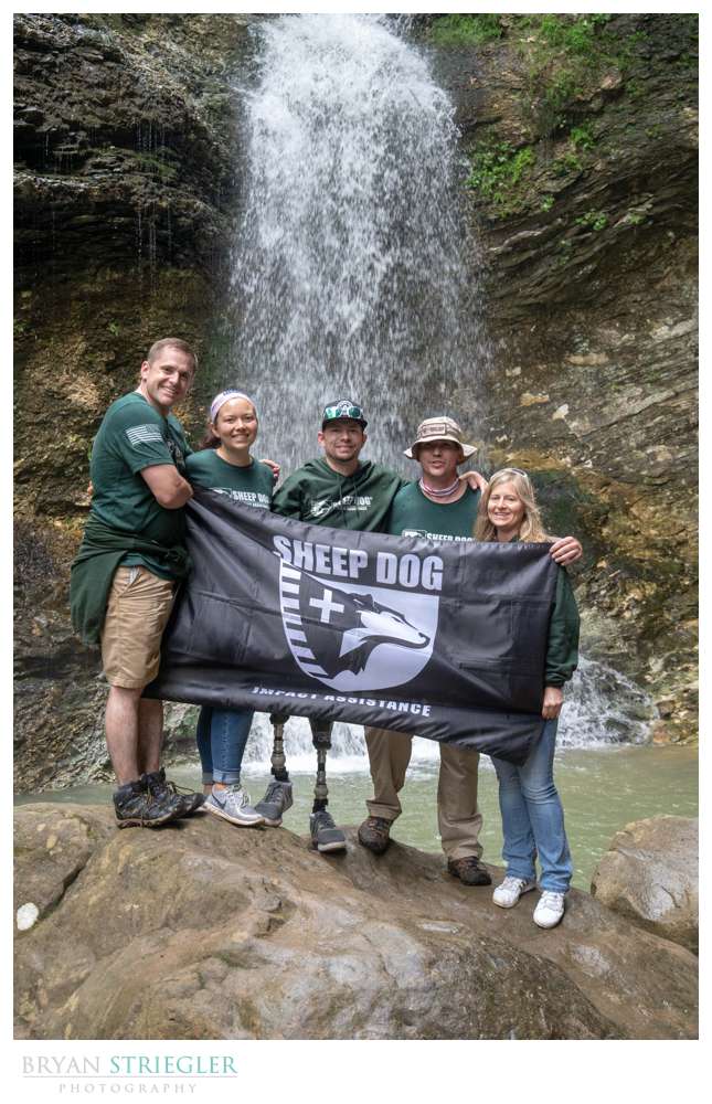 Sheep Dog Impact Assistance with flag